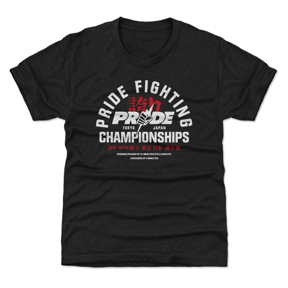 PRIDE Fighting Championships Kids T-Shirt | 500 LEVEL