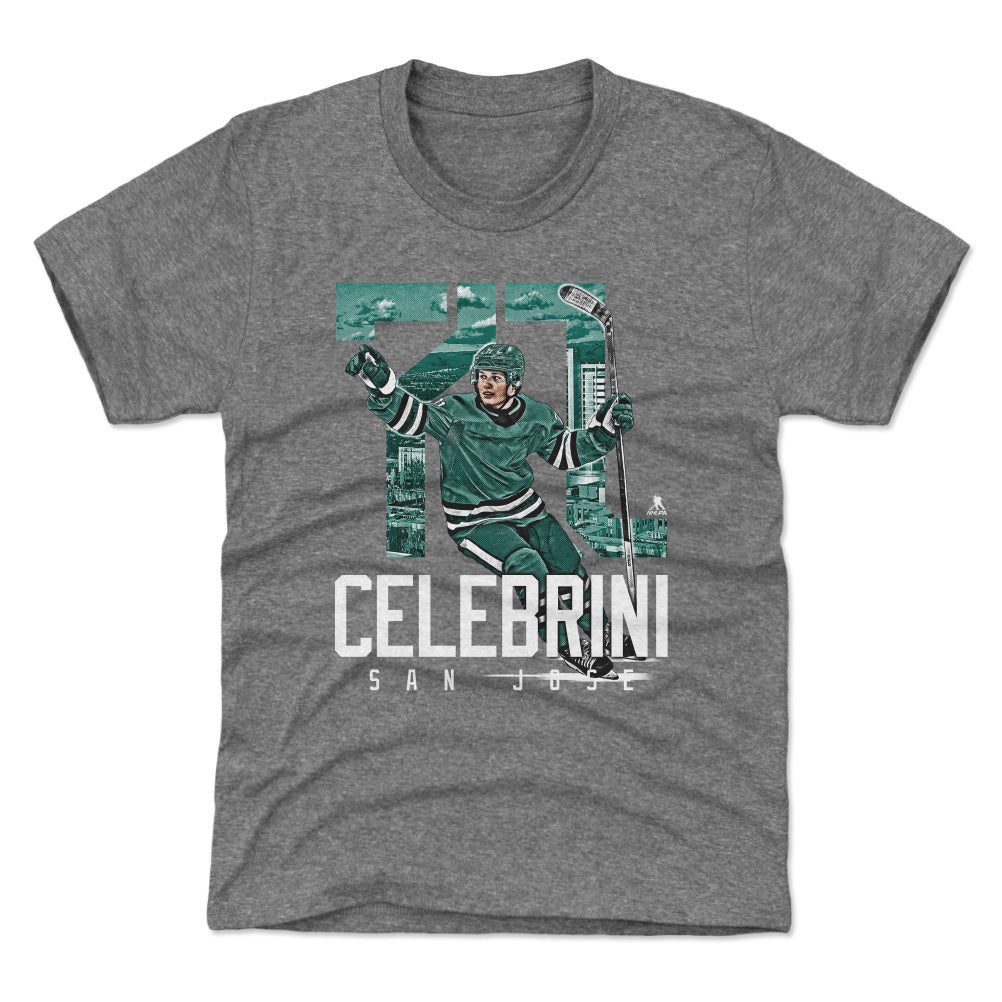 Macklin Celebrini Kids T-Shirt | 500 LEVEL