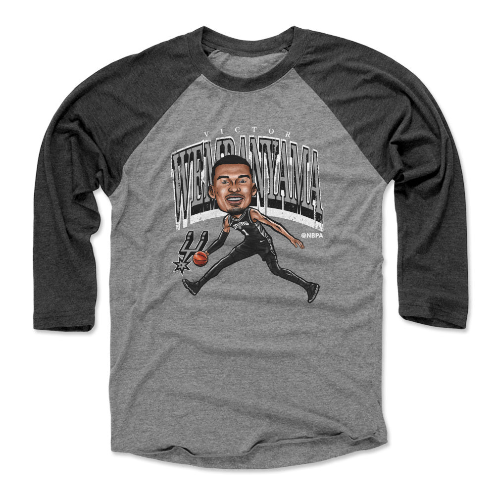 Victor Wembanyama Men&#39;s Baseball T-Shirt | 500 LEVEL