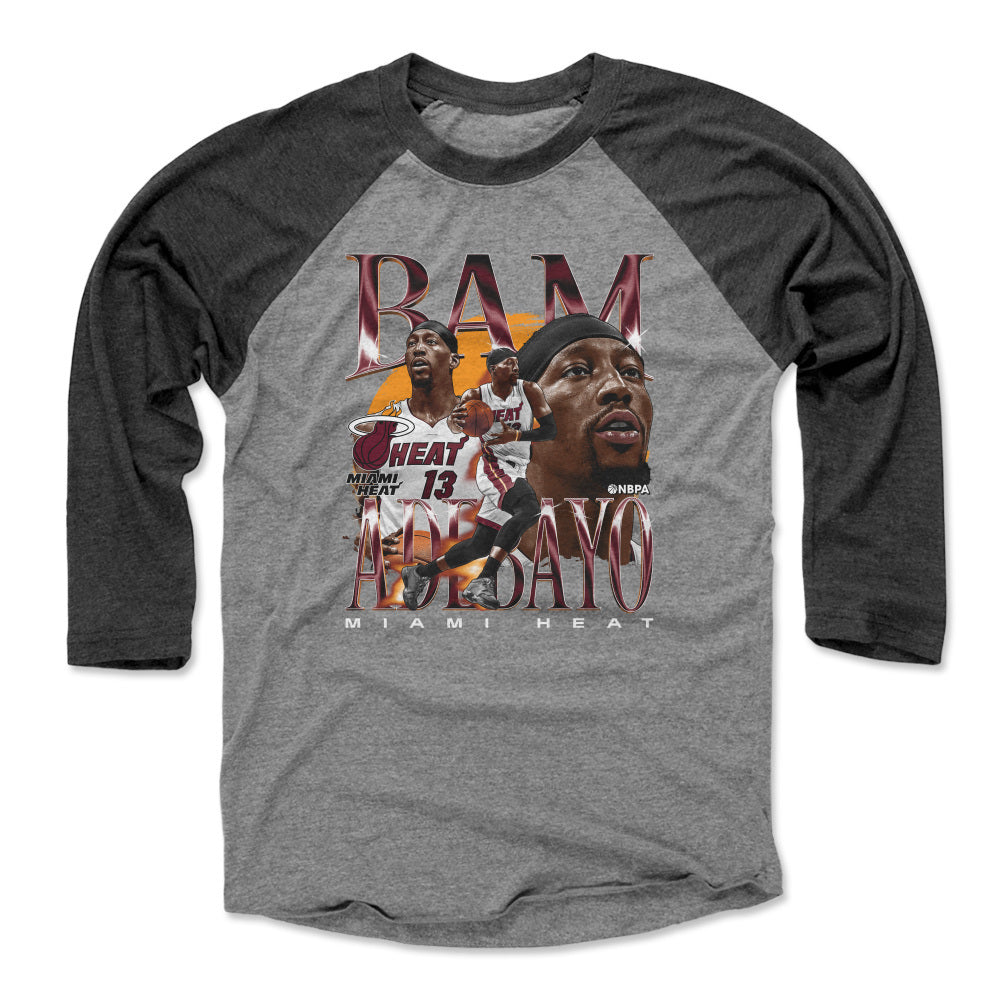 Bam Adebayo Men&#39;s Baseball T-Shirt | 500 LEVEL