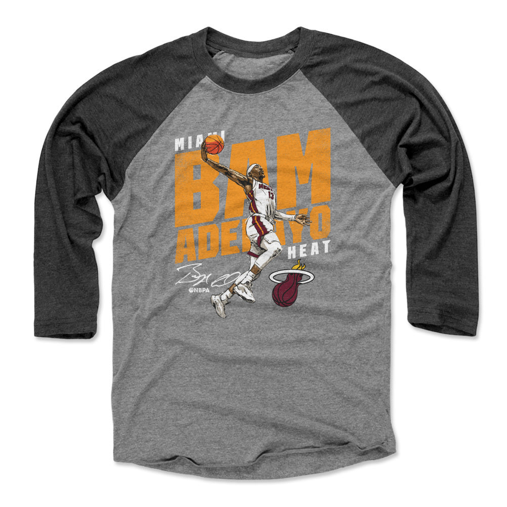 Bam Adebayo Men&#39;s Baseball T-Shirt | 500 LEVEL