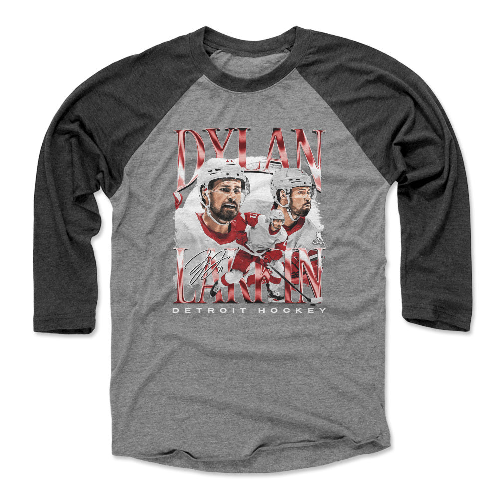 Dylan Larkin Men&#39;s Baseball T-Shirt | 500 LEVEL