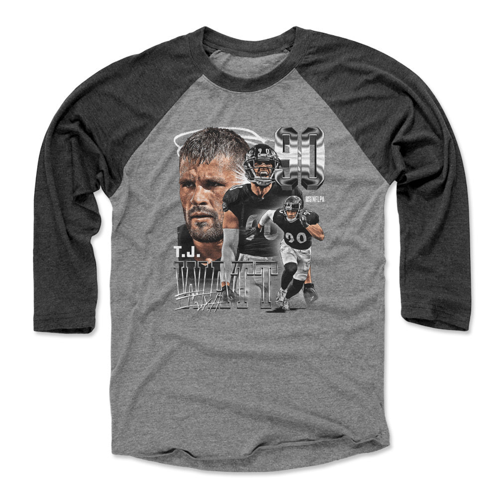 T.J. Watt Men&#39;s Baseball T-Shirt | 500 LEVEL