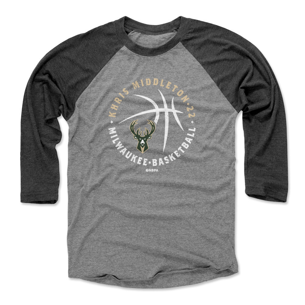 Khris Middleton Men&#39;s Baseball T-Shirt | 500 LEVEL