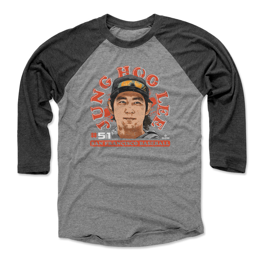 Jung Hoo Lee Men&#39;s Baseball T-Shirt | 500 LEVEL
