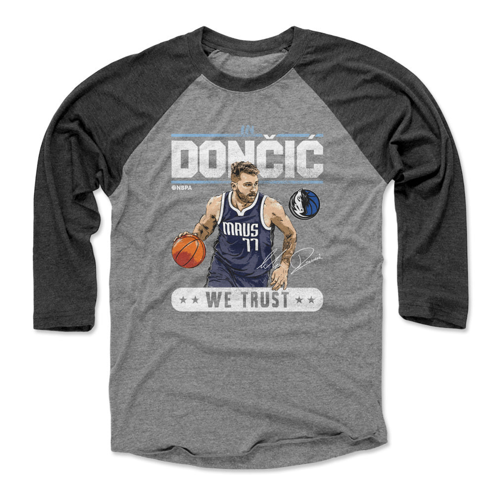 Luka Doncic Men&#39;s Baseball T-Shirt | 500 LEVEL