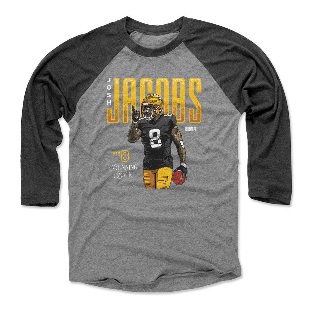 Josh Jacobs Men&#39;s Baseball T-Shirt | 500 LEVEL