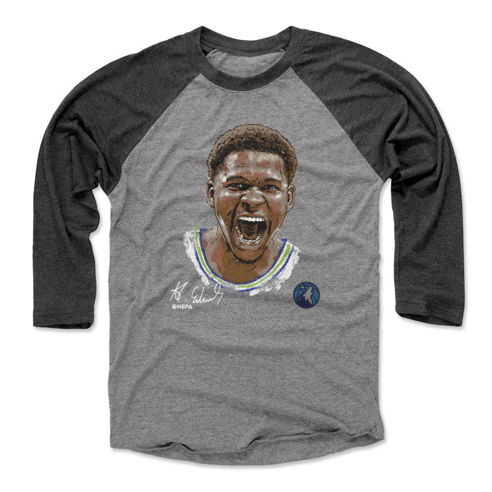 Anthony Edwards Men&#39;s Baseball T-Shirt | 500 LEVEL