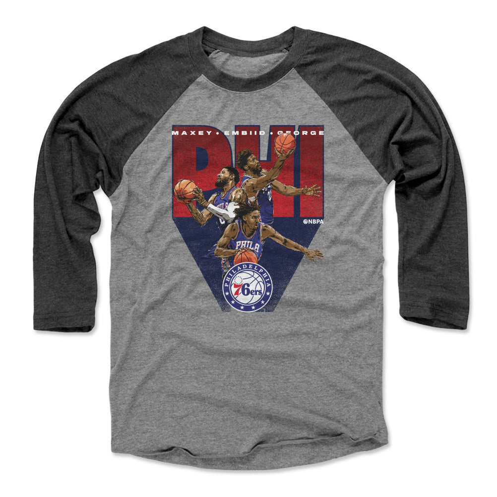 Joel Embiid Men&#39;s Baseball T-Shirt | 500 LEVEL