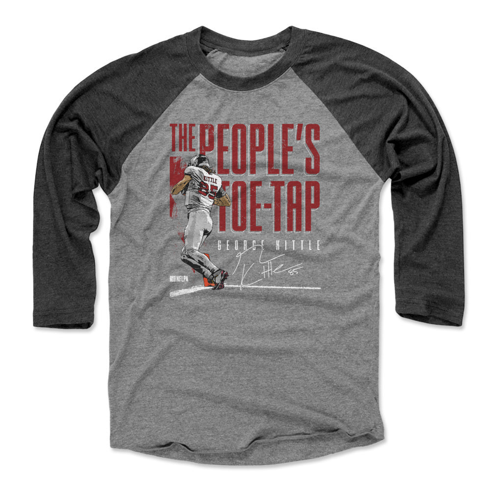 George Kittle Men&#39;s Baseball T-Shirt | 500 LEVEL