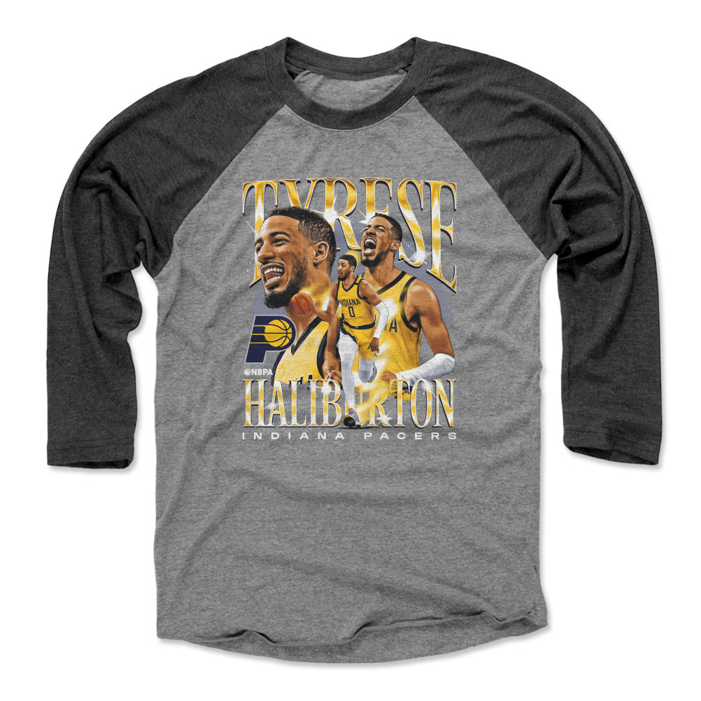 Tyrese Haliburton Men&#39;s Baseball T-Shirt | 500 LEVEL