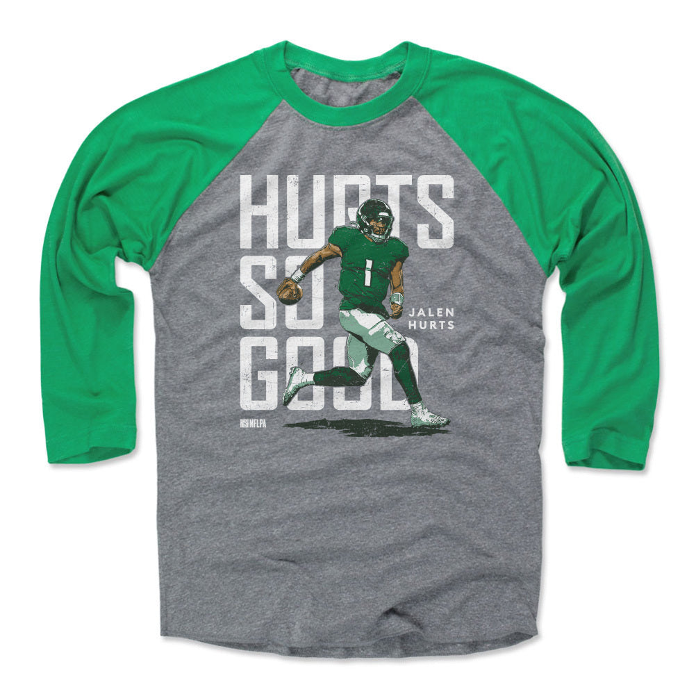 Jalen Hurts Men&#39;s Baseball T-Shirt | 500 LEVEL