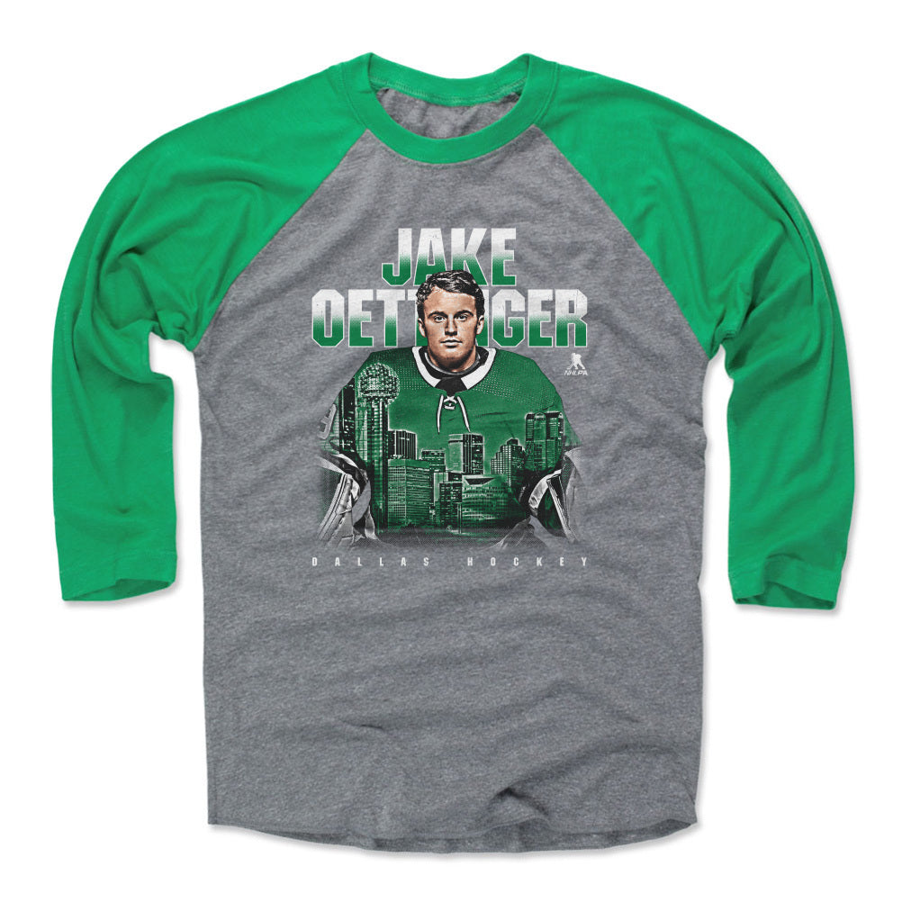 Jake Oettinger Men&#39;s Baseball T-Shirt | 500 LEVEL