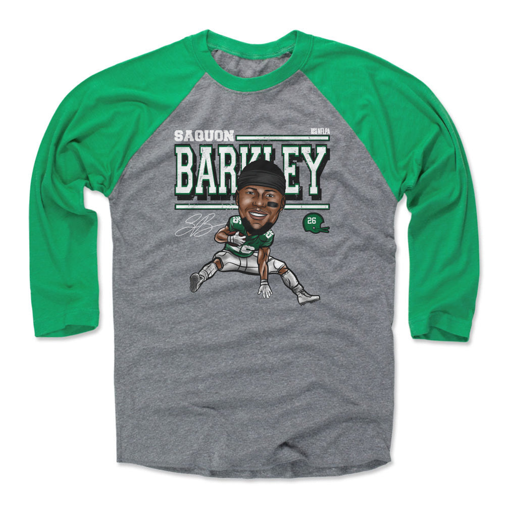 Saquon Barkley Men&#39;s Baseball T-Shirt | 500 LEVEL