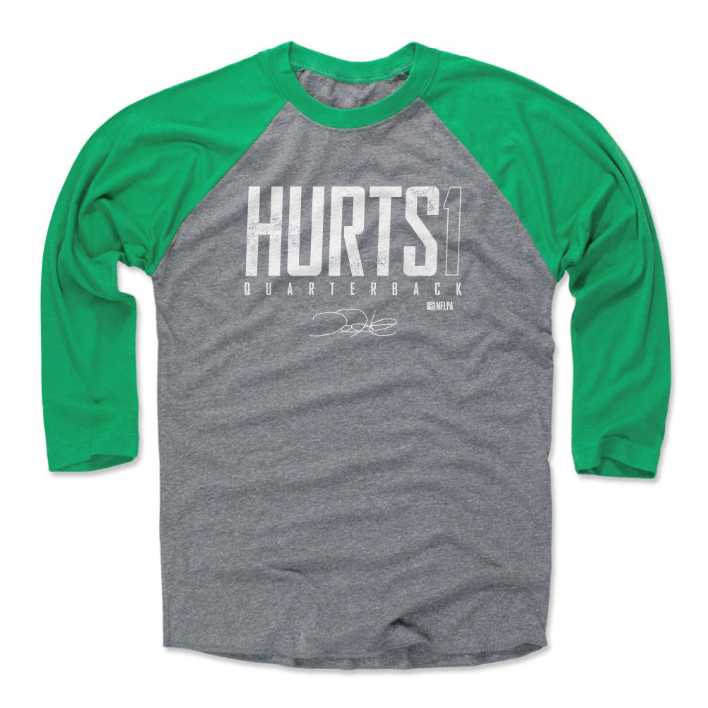 Jalen Hurts Men&#39;s Baseball T-Shirt | 500 LEVEL