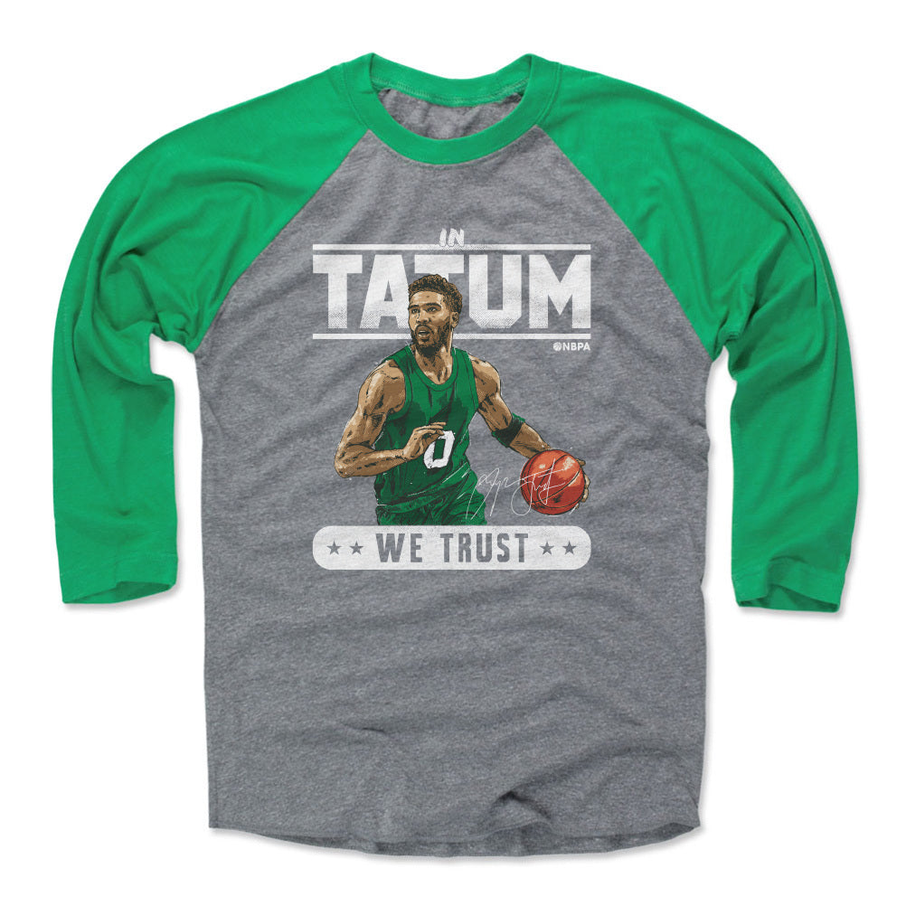 Jayson Tatum Men&#39;s Baseball T-Shirt | 500 LEVEL