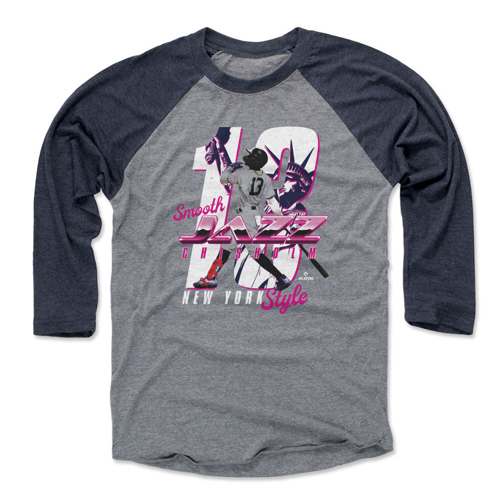 Jazz Chisholm Jr. Men&#39;s Baseball T-Shirt | 500 LEVEL