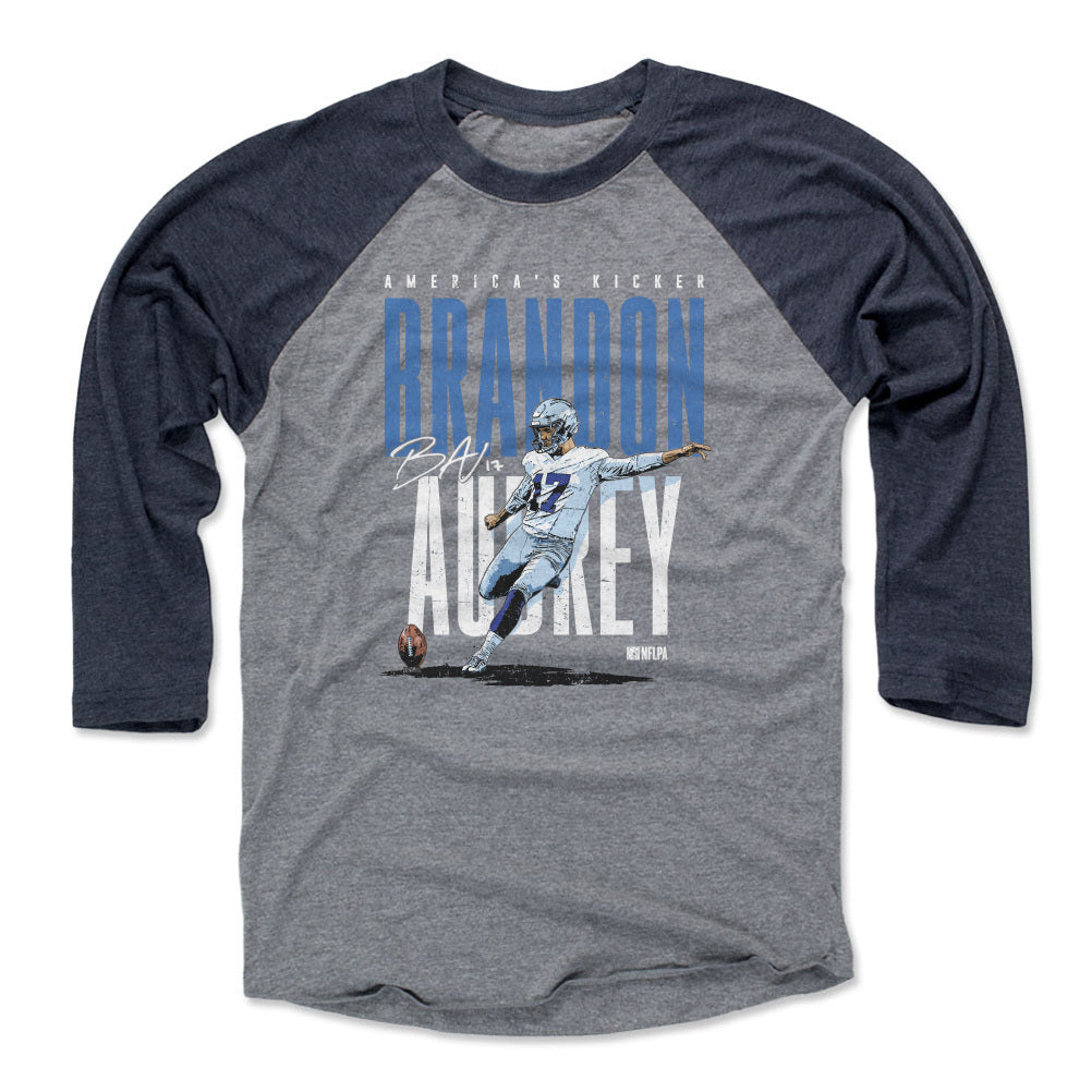 Brandon Aubrey Men&#39;s Baseball T-Shirt | 500 LEVEL