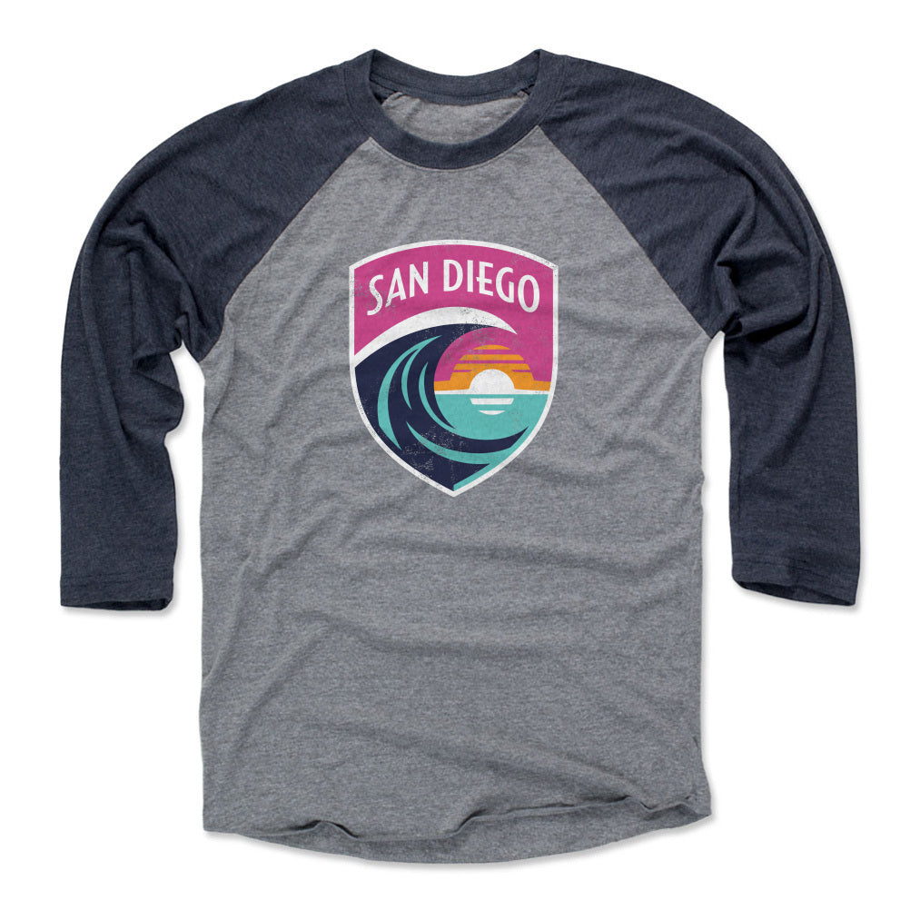 San Diego Wave FC Men&#39;s Baseball T-Shirt | 500 LEVEL