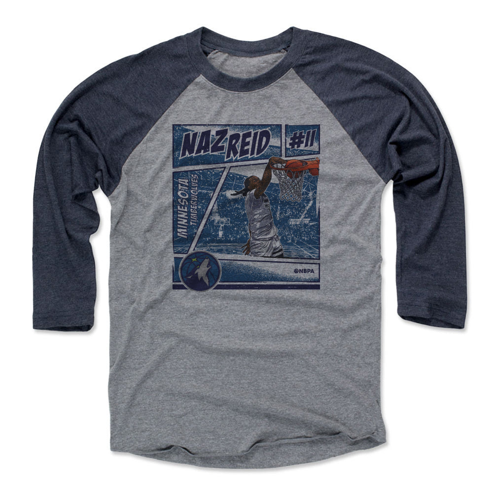 Naz Reid Men&#39;s Baseball T-Shirt | 500 LEVEL