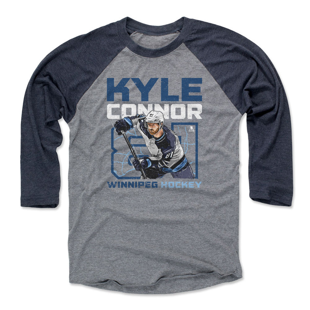 Kyle Connor Men&#39;s Baseball T-Shirt | 500 LEVEL