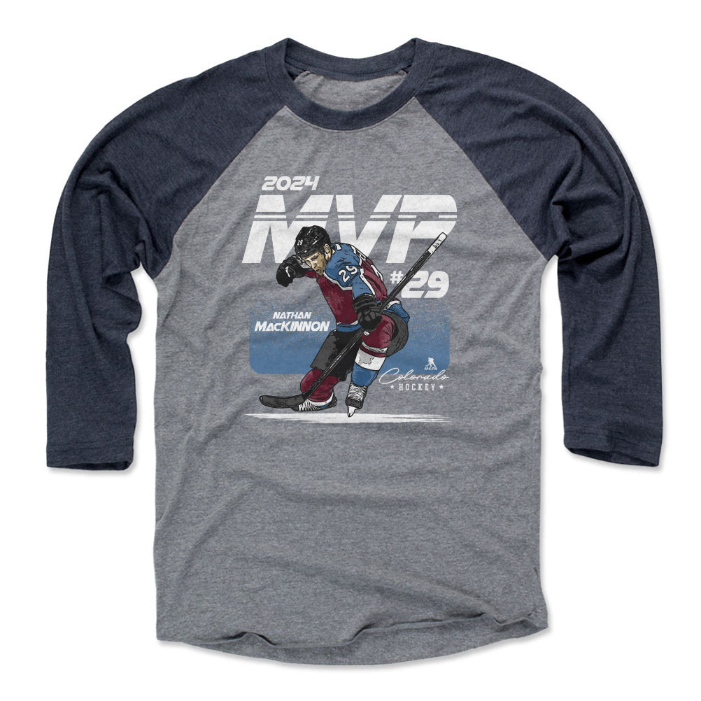 Nathan MacKinnon Men&#39;s Baseball T-Shirt | 500 LEVEL