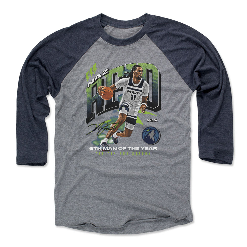 Naz Reid Men&#39;s Baseball T-Shirt | 500 LEVEL