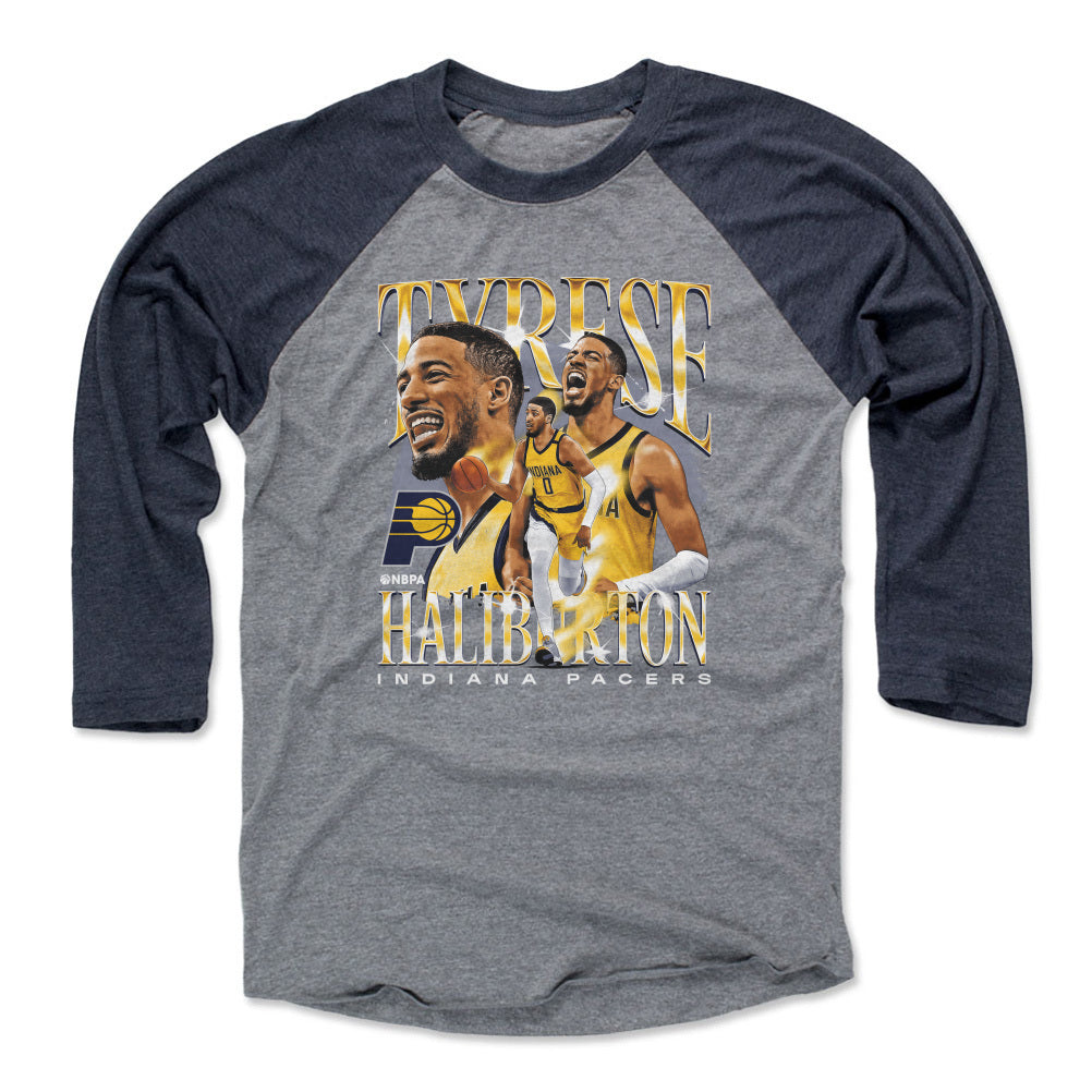 Tyrese Haliburton Men&#39;s Baseball T-Shirt | 500 LEVEL