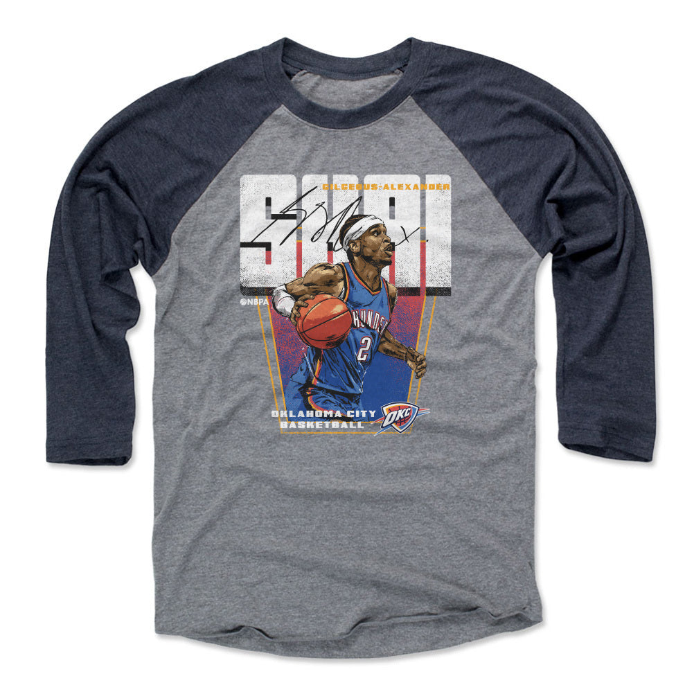 Shai Gilgeous-Alexander Men&#39;s Baseball T-Shirt | 500 LEVEL