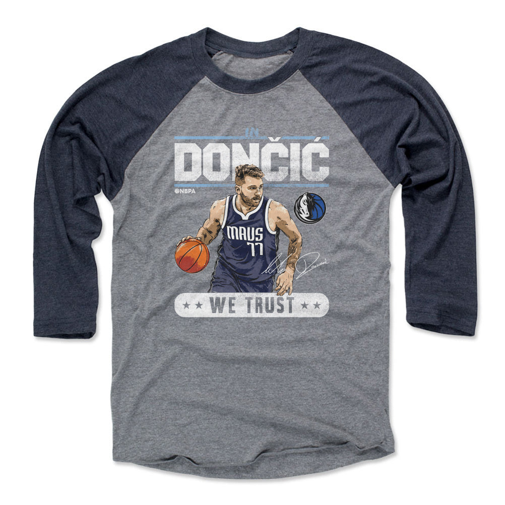 Luka Doncic Men&#39;s Baseball T-Shirt | 500 LEVEL