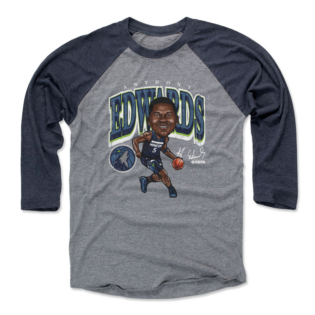 Anthony Edwards Men&#39;s Baseball T-Shirt | 500 LEVEL