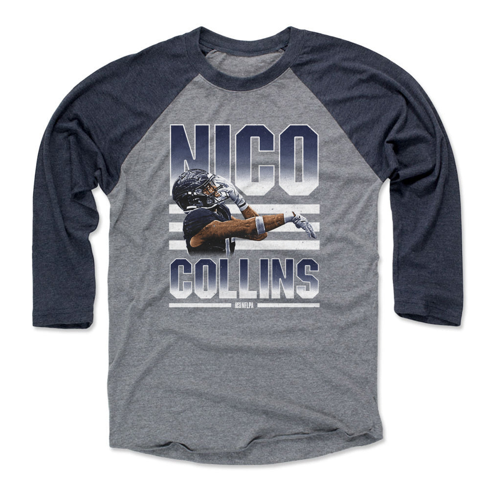 Nico Collins Men&#39;s Baseball T-Shirt | 500 LEVEL