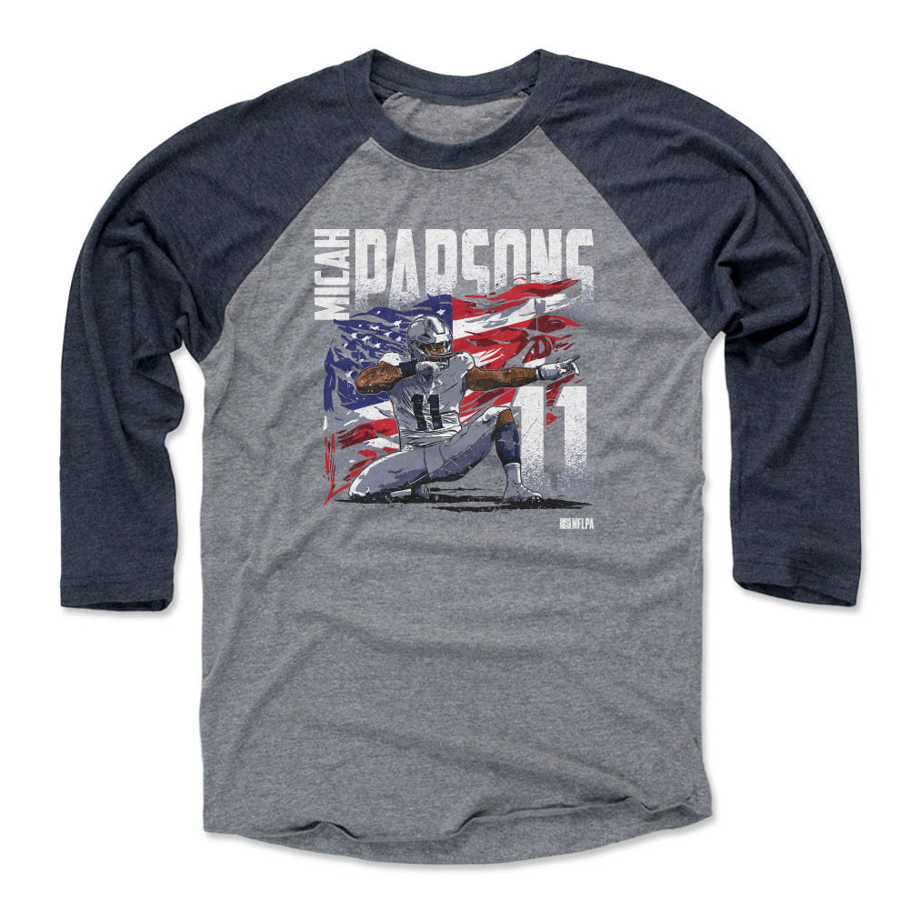 Micah Parsons Men&#39;s Baseball T-Shirt | 500 LEVEL