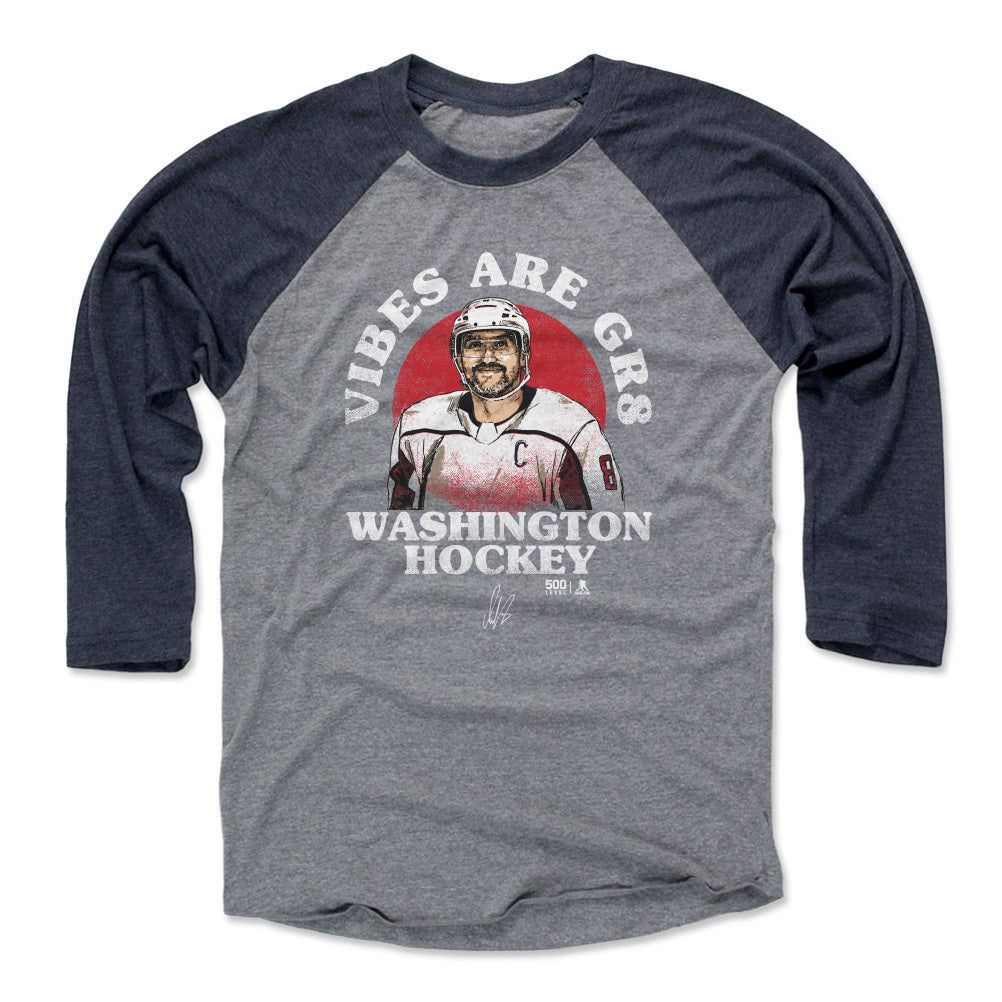 Alex Ovechkin Men&#39;s Baseball T-Shirt | 500 LEVEL