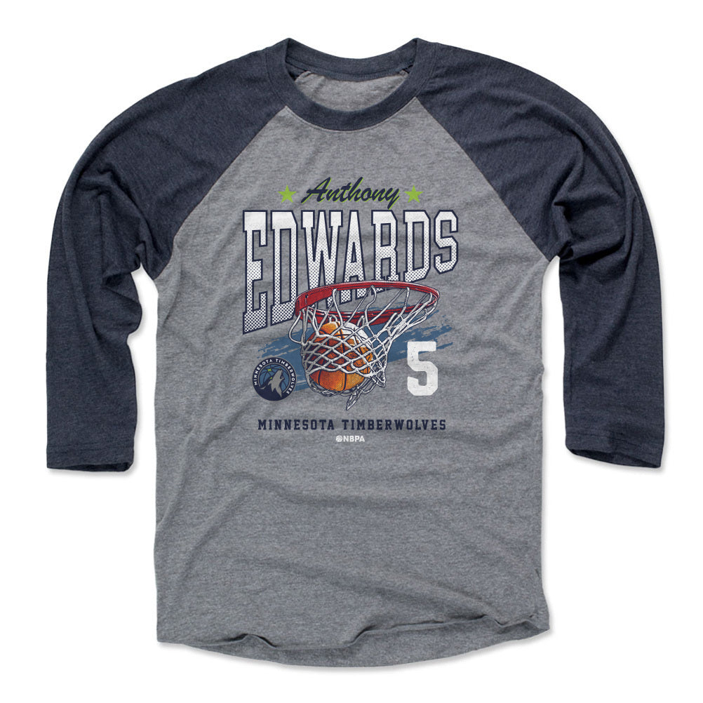 Anthony Edwards Men&#39;s Baseball T-Shirt | 500 LEVEL