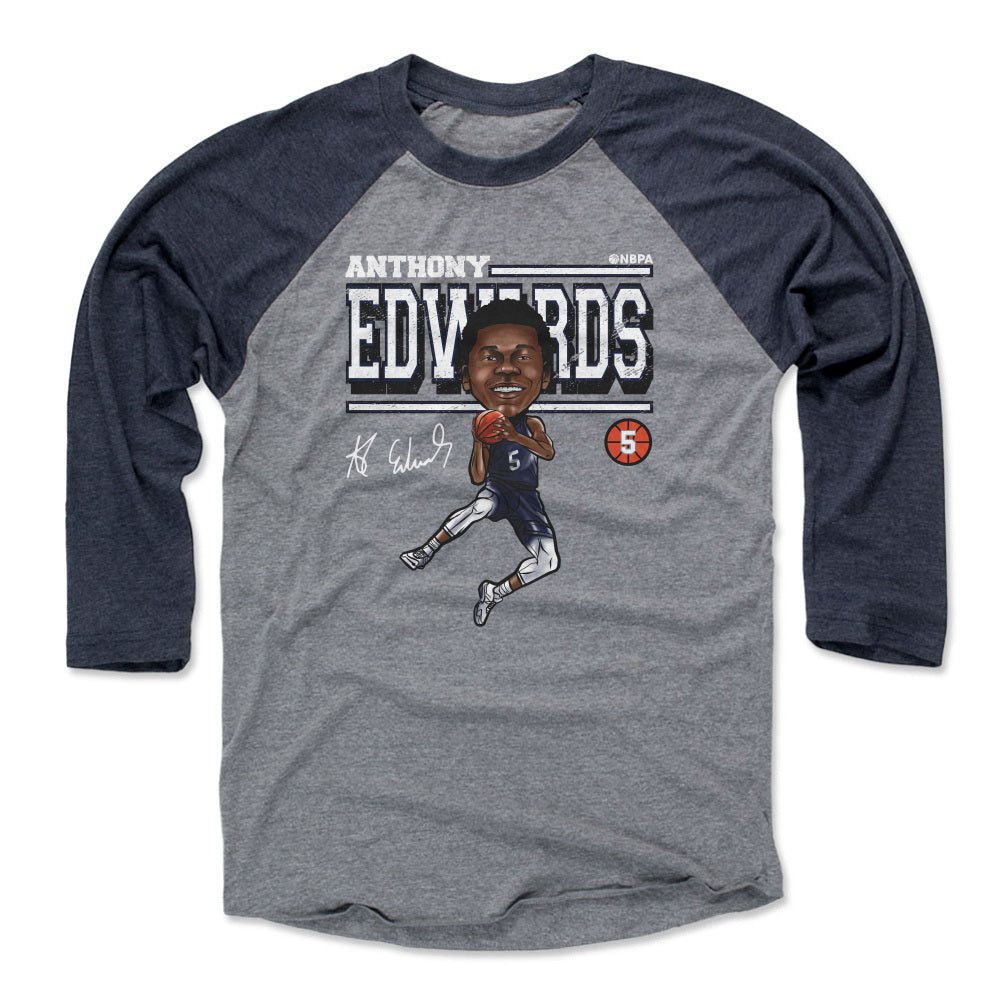 Anthony Edwards Men&#39;s Baseball T-Shirt | 500 LEVEL