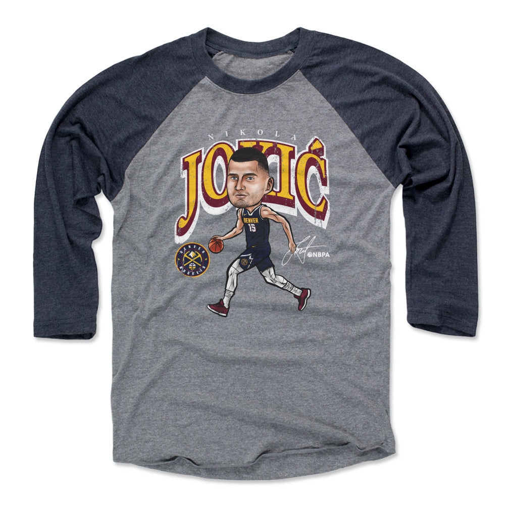 Nikola Jokic Men&#39;s Baseball T-Shirt | 500 LEVEL