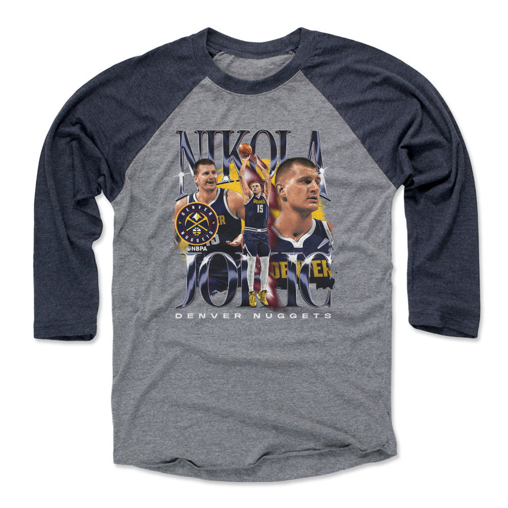 Nikola Jokic Men&#39;s Baseball T-Shirt | 500 LEVEL