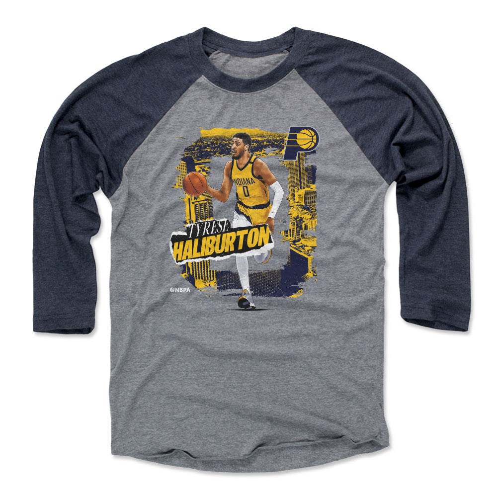 Tyrese Haliburton Men&#39;s Baseball T-Shirt | 500 LEVEL