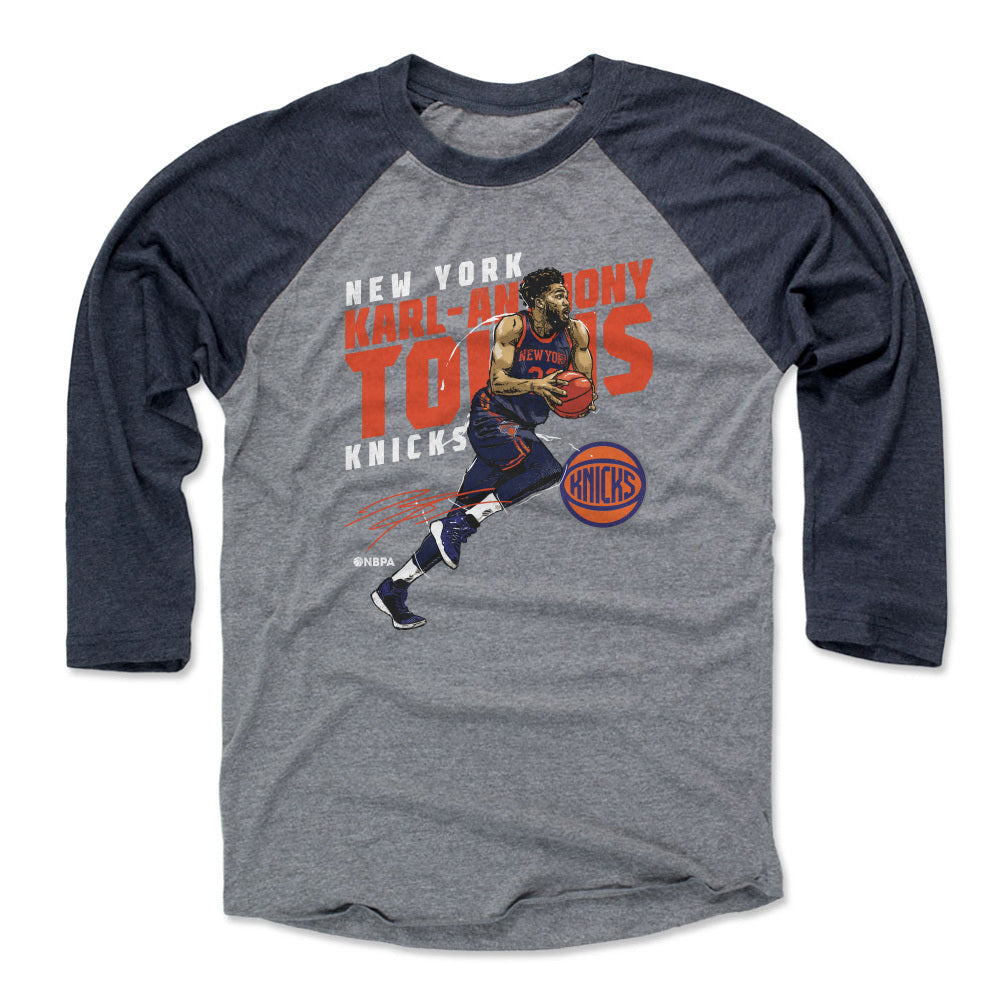 Karl-Anthony Towns Men&#39;s Baseball T-Shirt | 500 LEVEL