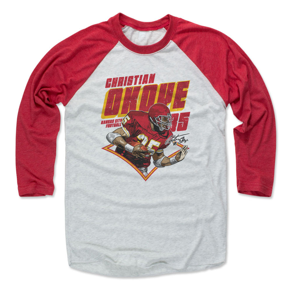 Christian Okoye Men&#39;s Baseball T-Shirt | 500 LEVEL