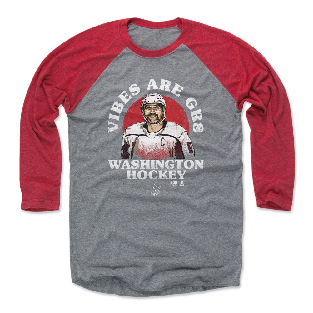 Alex Ovechkin Men&#39;s Baseball T-Shirt | 500 LEVEL