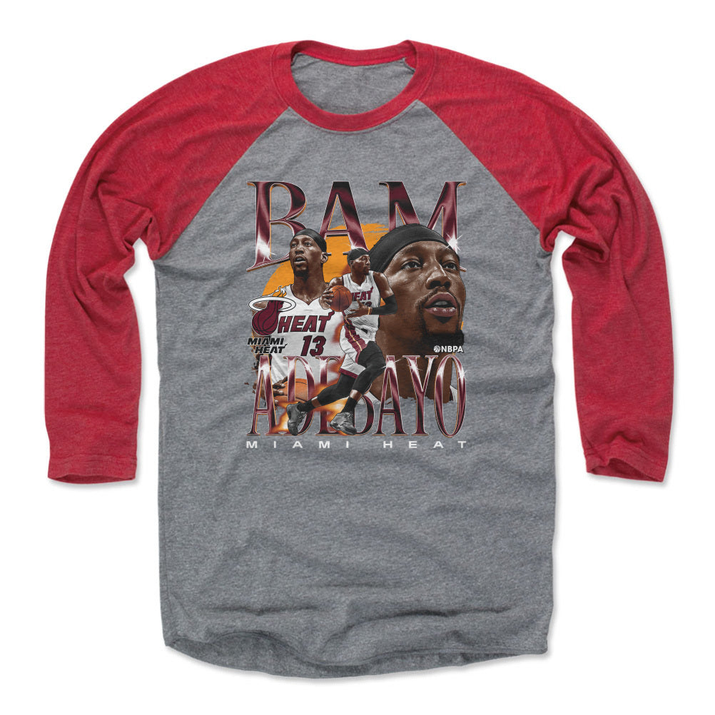 Bam Adebayo Men&#39;s Baseball T-Shirt | 500 LEVEL