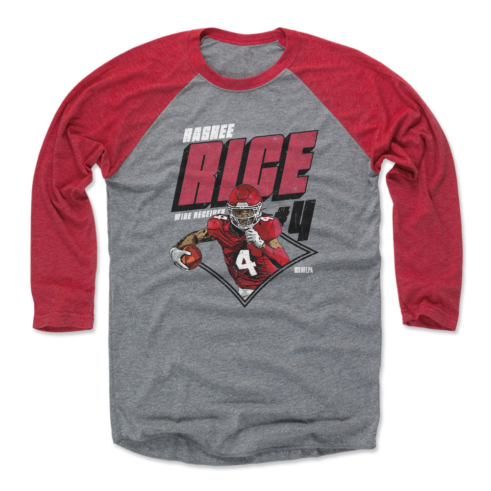 Rashee Rice Men&#39;s Baseball T-Shirt | 500 LEVEL