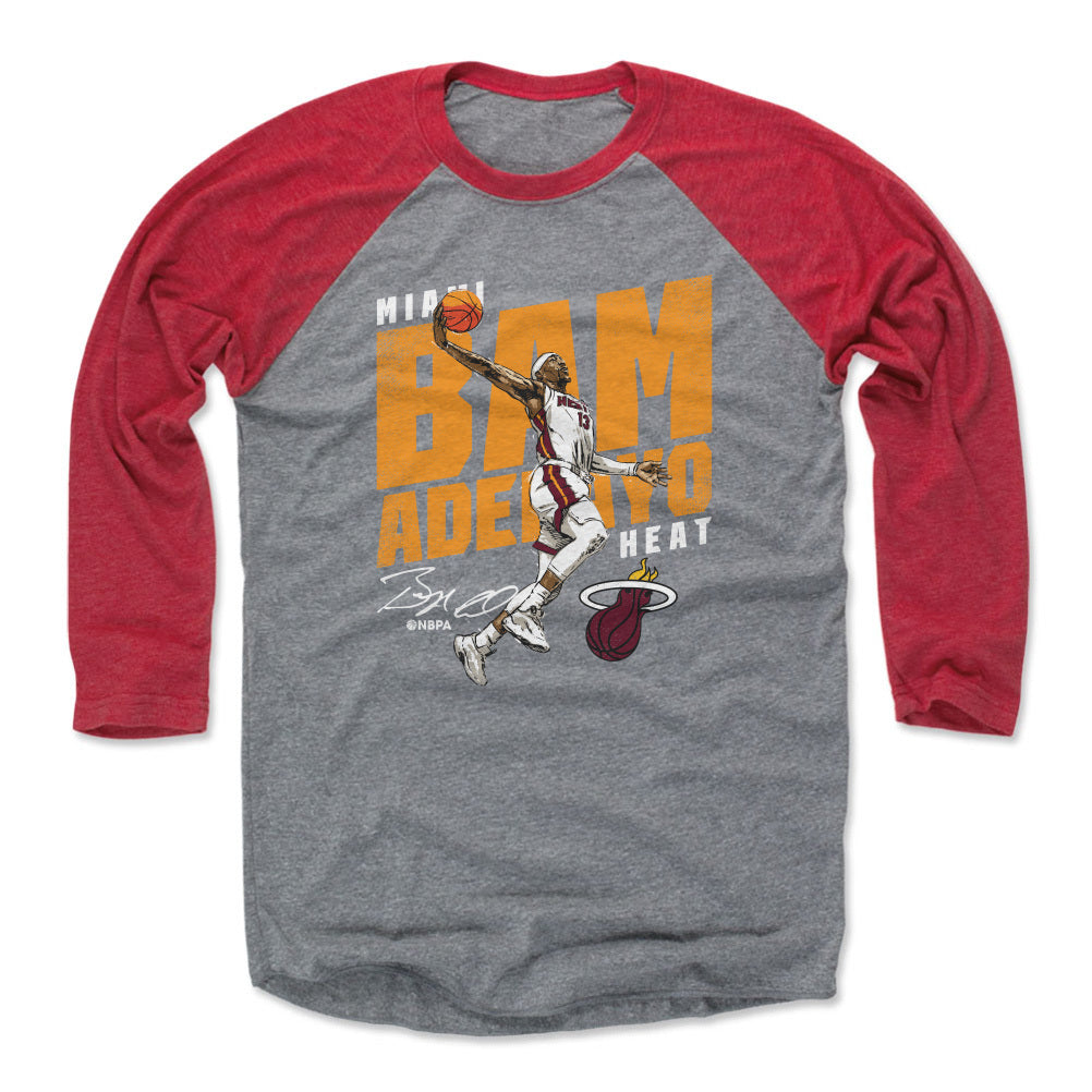 Bam Adebayo Men&#39;s Baseball T-Shirt | 500 LEVEL