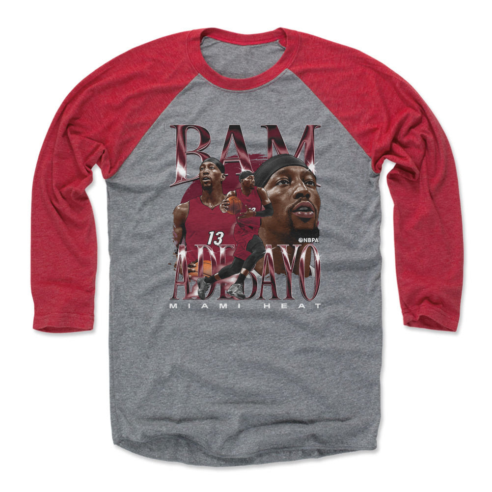 Bam Adebayo Men&#39;s Baseball T-Shirt | 500 LEVEL