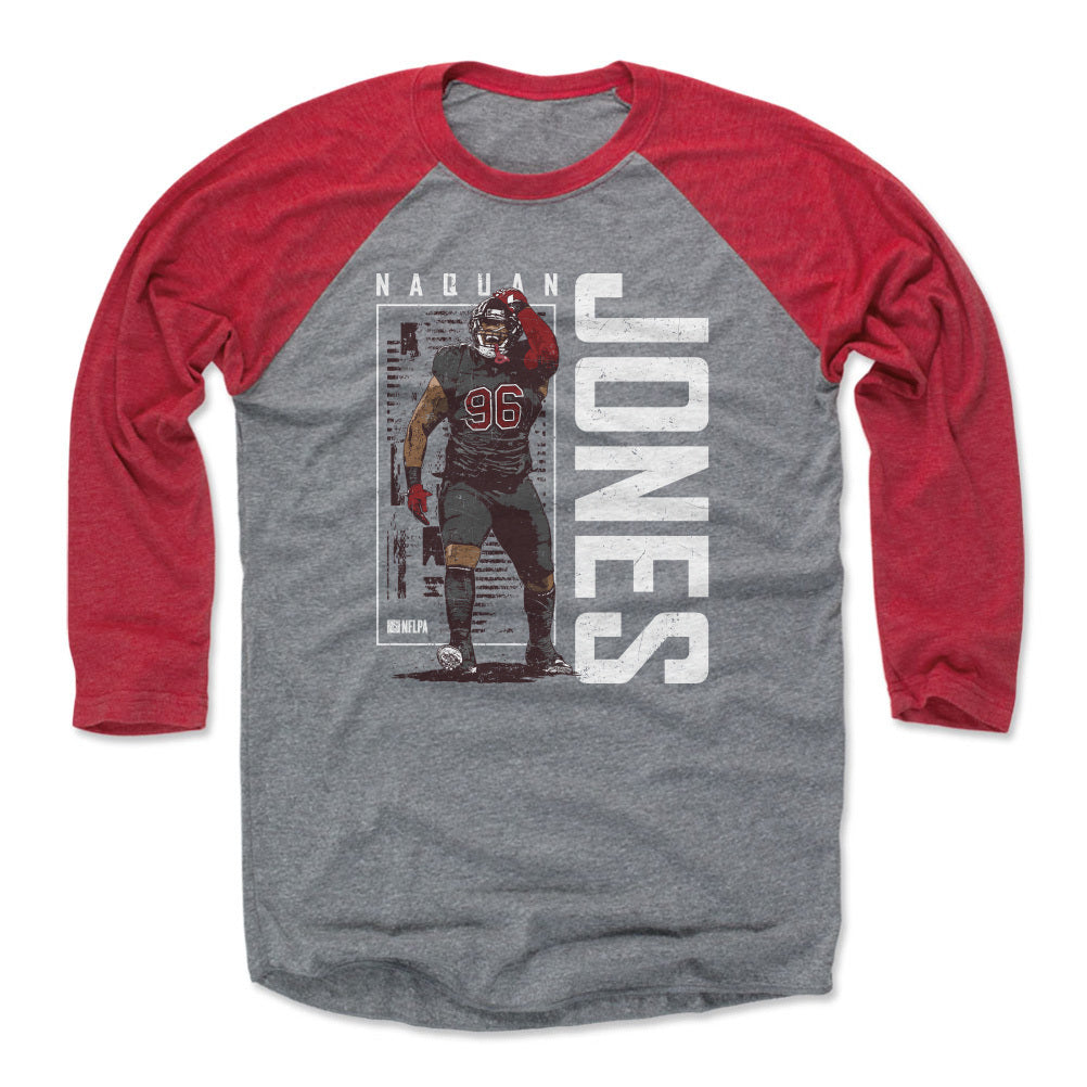 Naquan Jones Men&#39;s Baseball T-Shirt | 500 LEVEL