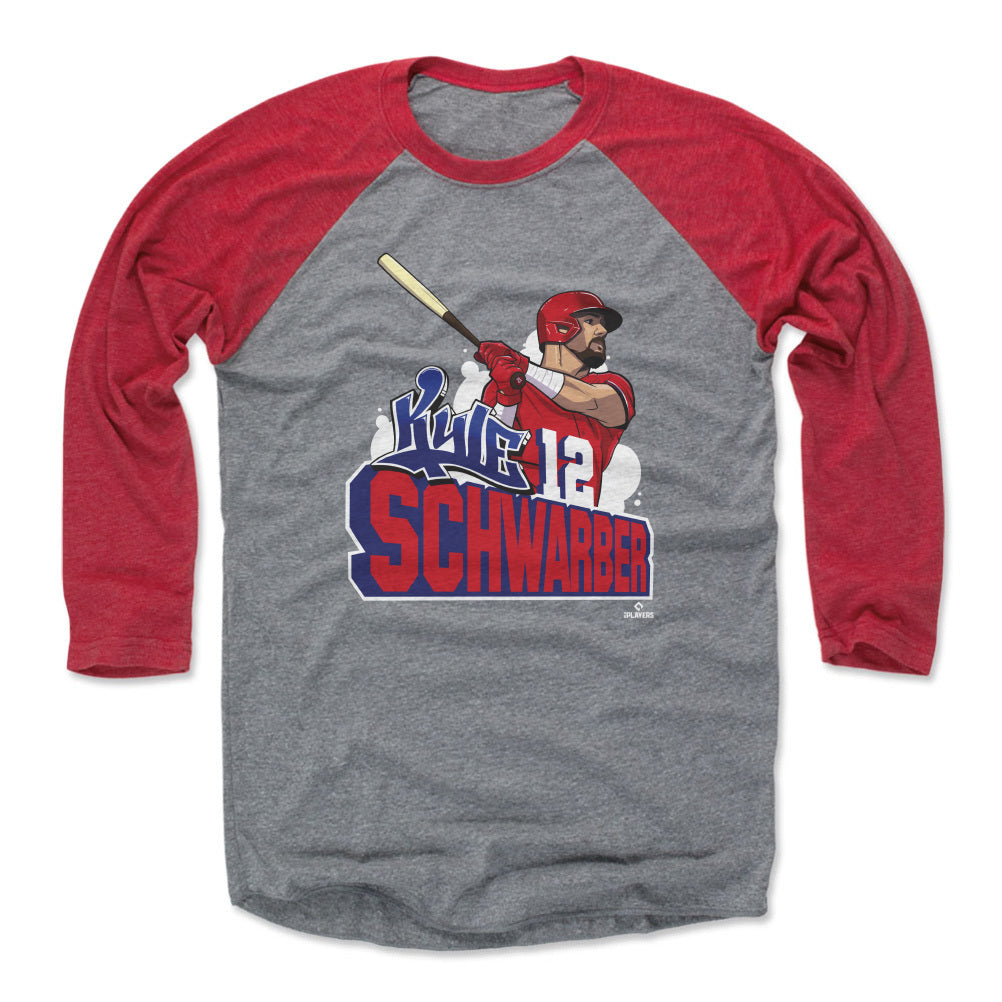 Kyle Schwarber Men&#39;s Baseball T-Shirt | 500 LEVEL