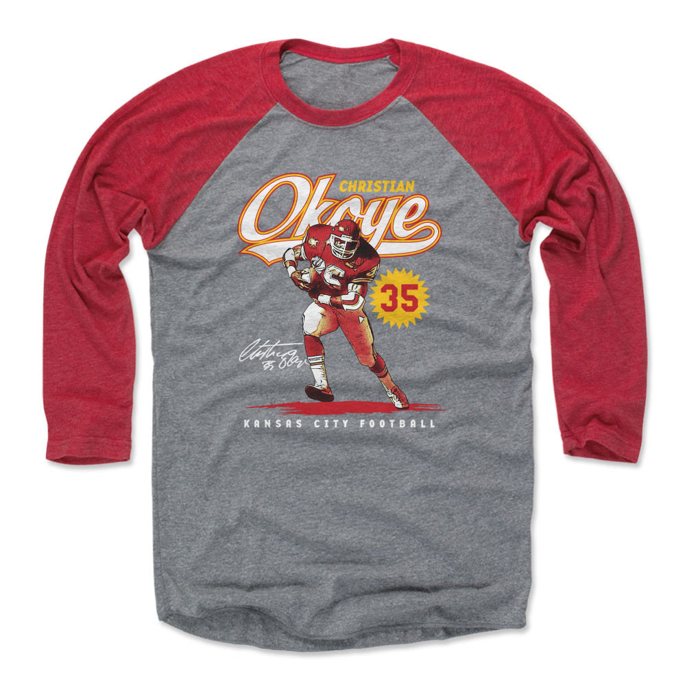 Christian Okoye Men&#39;s Baseball T-Shirt | 500 LEVEL