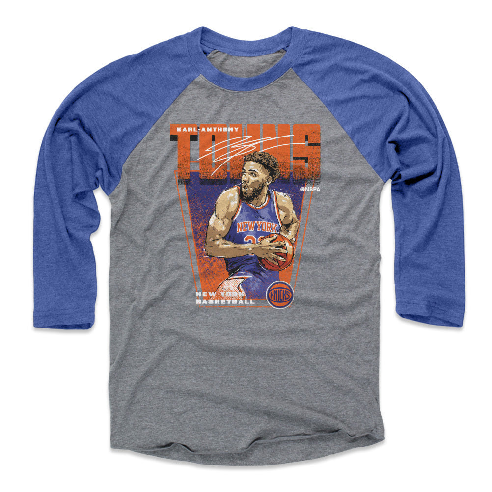 Karl-Anthony Towns Men&#39;s Baseball T-Shirt | 500 LEVEL